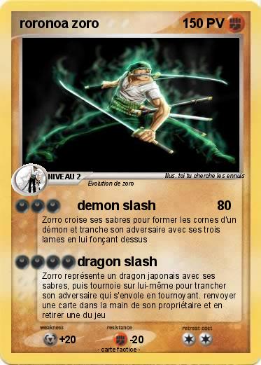 Pokemon roronoa zoro