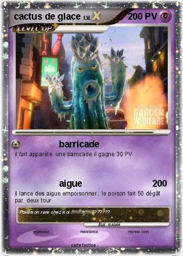 Pokemon cactus de glace
