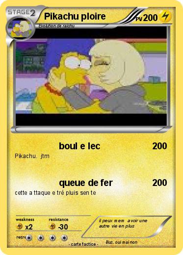 Pokemon Pikachu ploire