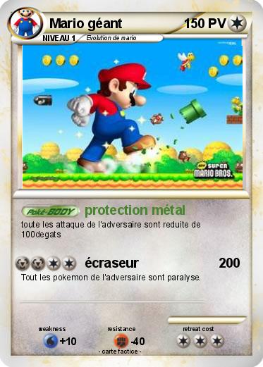 Pokemon Mario géant