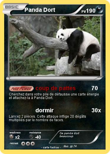 Pokemon Panda Dort
