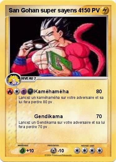 Pokemon San Gohan super sayens 4