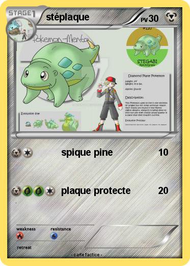 Pokemon stéplaque