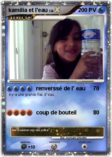 Pokemon kamilia et l'eau