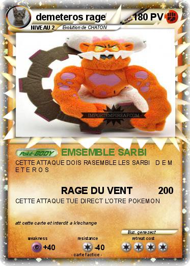 Pokemon demeteros rage