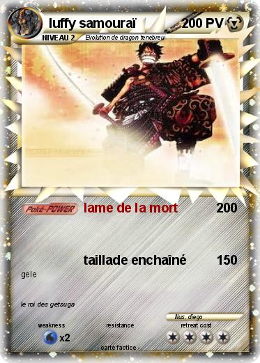 Pokemon luffy samouraï