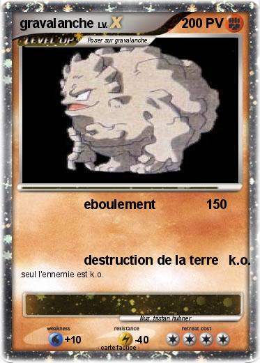 Pokemon gravalanche