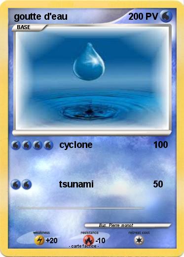 Pokemon goutte d'eau