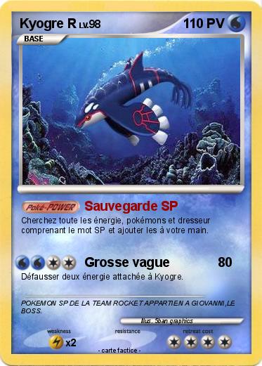 Pokemon Kyogre R