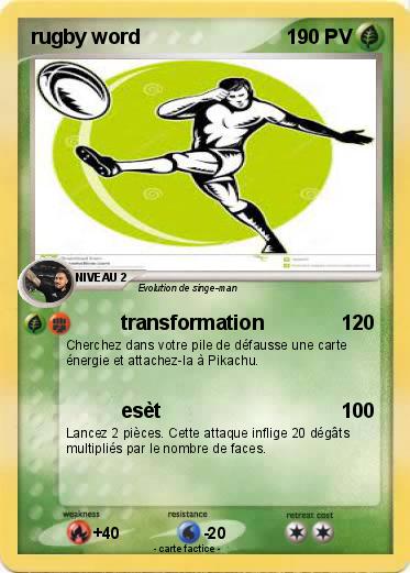 Pokemon rugby word