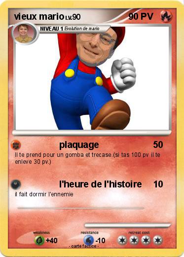 Pokemon vieux mario