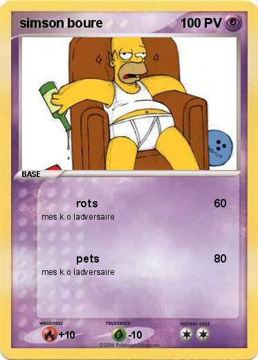 Pokemon simson boure