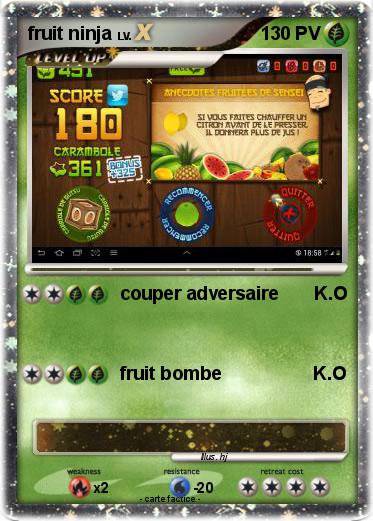 Pokemon fruit ninja