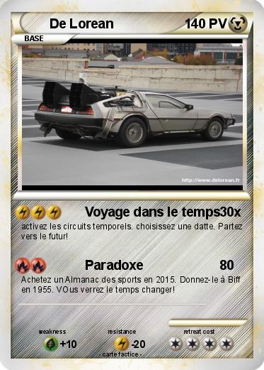 Pokemon De Lorean