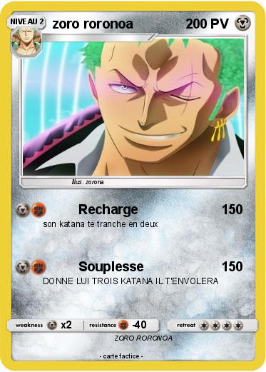 Pokemon zoro roronoa