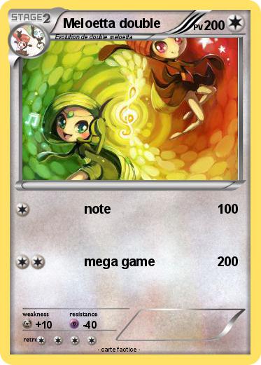 Pokemon Meloetta double