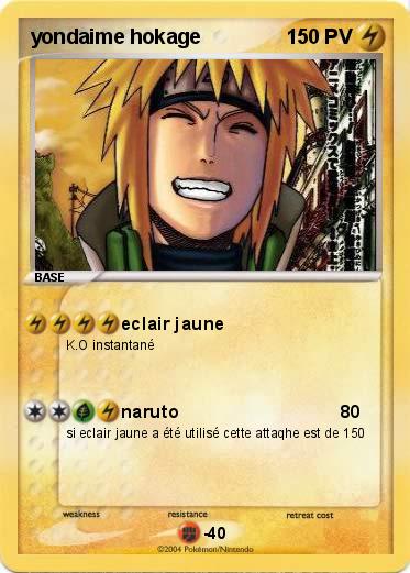 Pokemon yondaime hokage