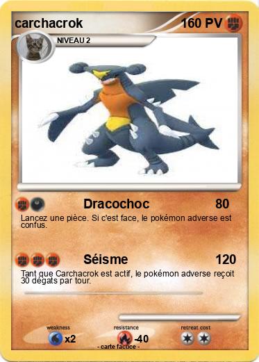 Pokemon carchacrok