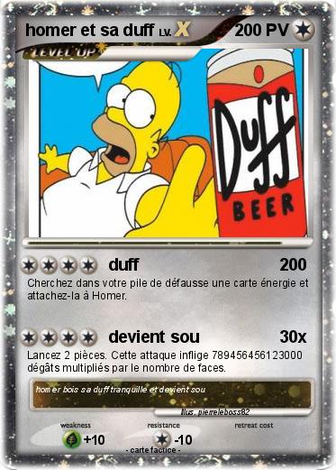 Pokemon homer et sa duff