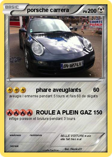 Pokemon porsche carrera