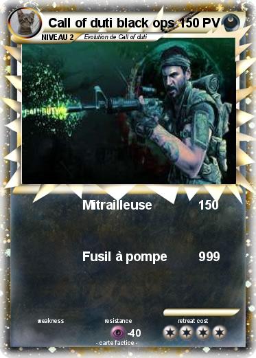 Pokemon Call of duti black ops