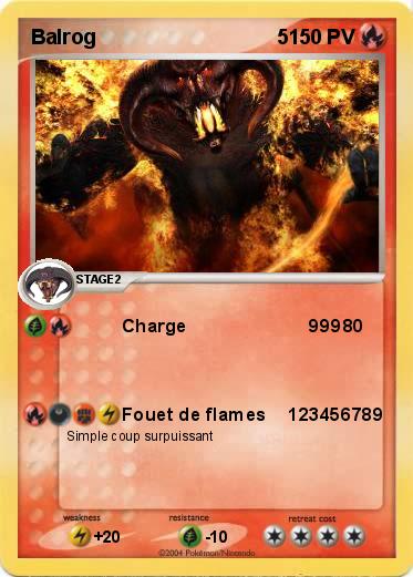 Pokemon Balrog                                5 