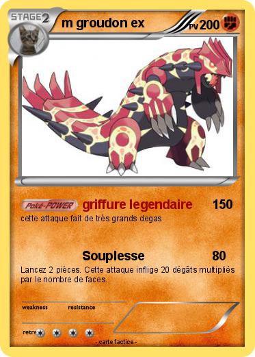 Pokemon m groudon ex