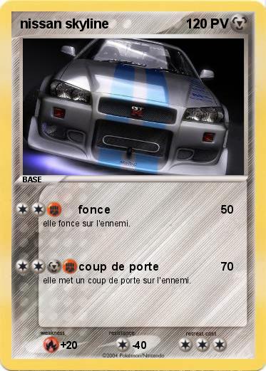Pokemon nissan skyline