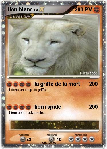 Pokemon lion blanc