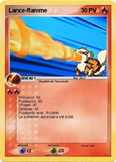 Pokemon Lance-flamme