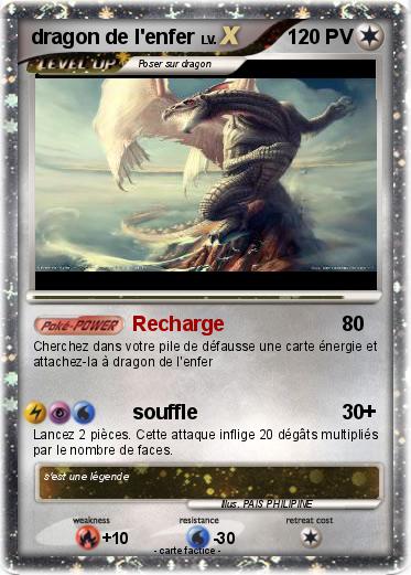 Pokemon dragon de l'enfer