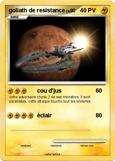 Pokemon goliath de resistance