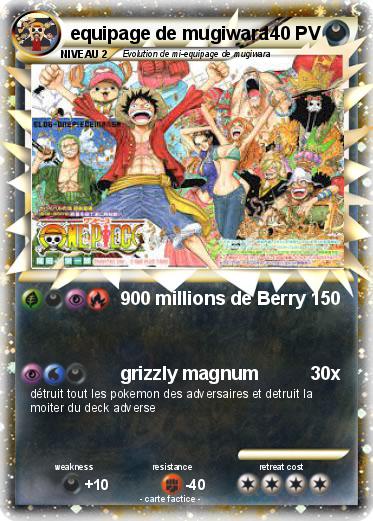Pokemon equipage de mugiwara