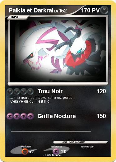 Pokemon Palkia et Darkrai