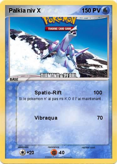 Pokemon Palkia niv X