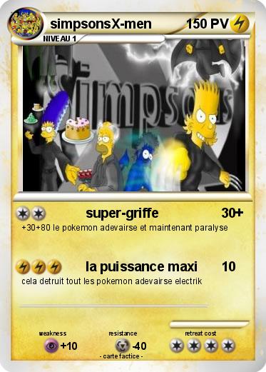 Pokemon simpsonsX-men