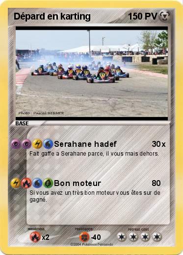 Pokemon Dépard en karting