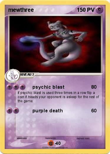 Pokemon mewthree