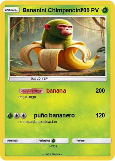 Pokemon Bananini Chimpancini