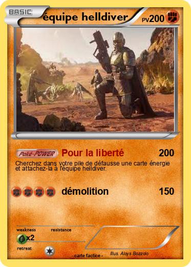 Pokemon équipe helldiver