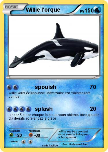 Pokemon Willie l'orque