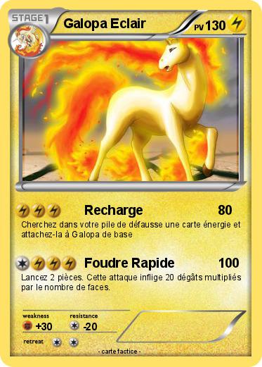 Pokemon Galopa Eclair