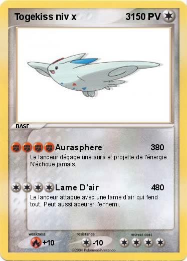 Pokemon Togekiss niv x                   3