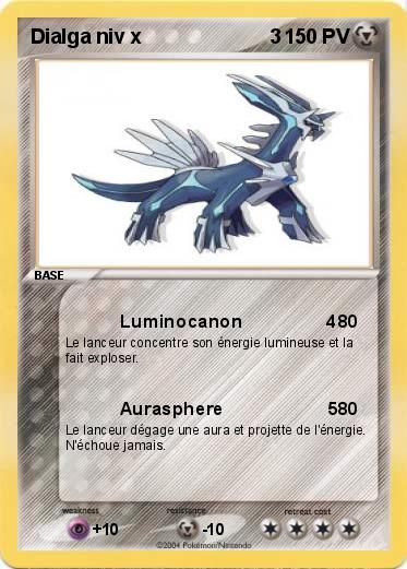 Pokemon Dialga niv x                       3