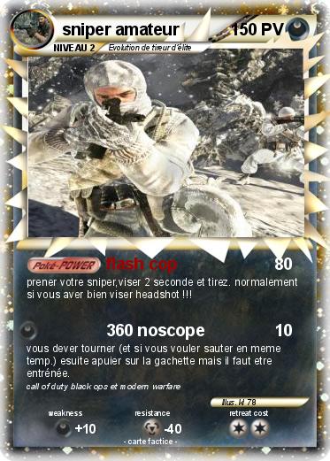 Pokemon sniper amateur