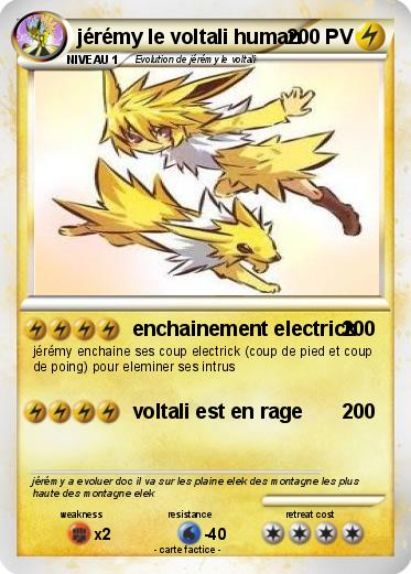 Pokemon jérémy le voltali human