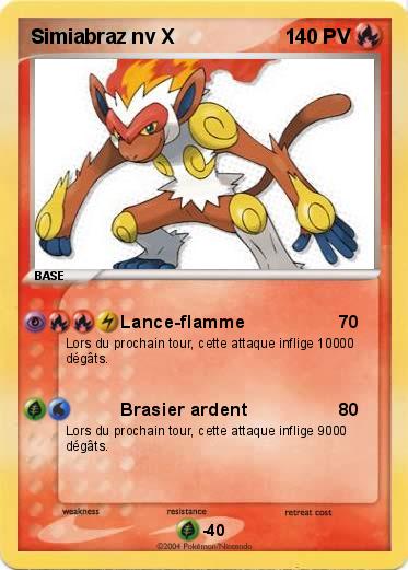 Pokemon Simiabraz nv X