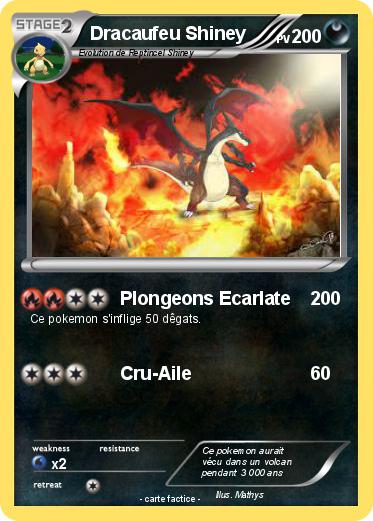 Pokemon Dracaufeu Shiney