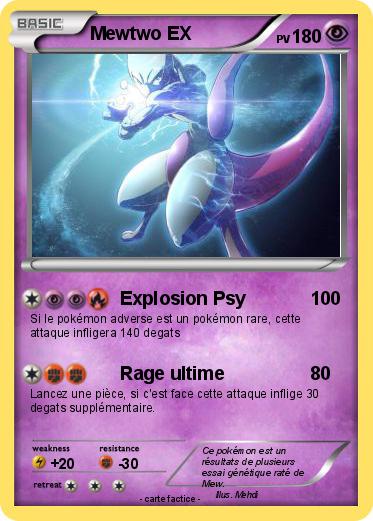 Pokemon Mewtwo EX