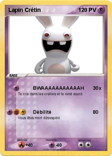 Pokemon Lapin Crétin